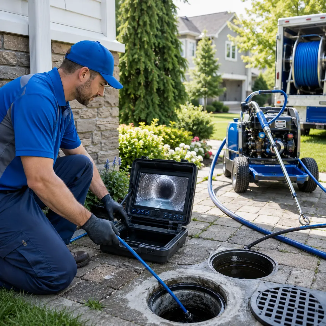 Outdoor drain cleaning professionals serving Elkland, PA